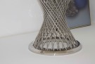 Milano sidebord - Ø 50 cm -stein plate& Sølv rustfritt stål understell thumbnail
