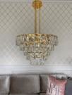 Paris lysekrone - K9 Krystall- Ø 80 cm- Gull thumbnail