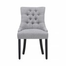 Luna spisestol - Grå linen thumbnail