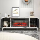 Castellon elektrisk peis/ tv bord - 150 cm- M fjernkontroll thumbnail