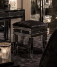 Clarita krakk i speilglass og krystaller - H 49 - Sort  thumbnail
