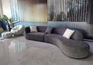 BAX SOFA - Beige boucléstoff & Gull ben  thumbnail