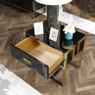 Levin sidebord/nattbord - Sort thumbnail