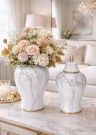 Floral vase/urne- H 33 thumbnail
