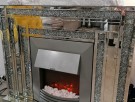 Santorini elektronisk peis i speilglass m flammeeffekt W750-1500- M fjernkontroll thumbnail