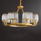 Livorno taklampe - K9 krystall&Rustfritt stål thumbnail