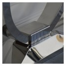 Las Vegas konsollbord - Sort stein & Sølv understell thumbnail