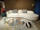 BAX SOFA - Beige boucléstoff & Gull ben  thumbnail