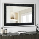Venice speil - Sort krystall - 120*80 cm thumbnail