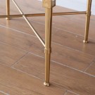 Medusa sidebord/nattbord - Sort & gull rustfritt stål - H 60 cm thumbnail