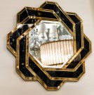 Dallas speil - Ø 100 cm - Sort  thumbnail