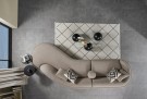 BAX SOFA - Beige boucléstoff & Gull ben  thumbnail