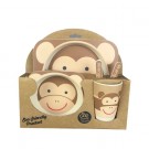 Barneservise- 5 deler -Happy monkey thumbnail