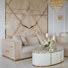 Florence sofabord - Beige & Gull thumbnail