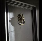 Dekorativ stolring/dørbanker med løvehode- Rustfritt stål thumbnail