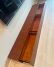 Lexington tv bord m 3 skuffer- Heltre - Brun - L 220 cm thumbnail