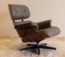 Comfort lenestol med fotskammel - Top grain leather/Skinn - Brun thumbnail