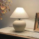 Barcelona bordlampe - H 60 cm - Beige  thumbnail