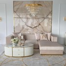 Florence sofabord - Beige & Gull thumbnail
