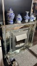 Santorini elektronisk peis i speilglass m flammeeffekt W750-1500- M fjernkontroll thumbnail