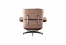 Comfort lenestol med fotskammel - Top grain leather/Skinn - Brun thumbnail