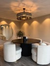  Elegance stol - Beige - Gull swivel base i rustfritt stål  thumbnail