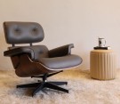 Comfort lenestol med fotskammel - Top grain leather/Skinn - Brun thumbnail