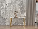 Luxurious Konsollbord - 120 cm - Hvit marmor plate & gull understell thumbnail