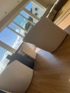 Boston stol - Beige - Linn stoff  thumbnail
