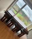 Lexington stol - Brun treverk & Brun PU skinn   thumbnail