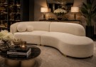 BAX SOFA - Beige boucléstoff & Gull ben  thumbnail