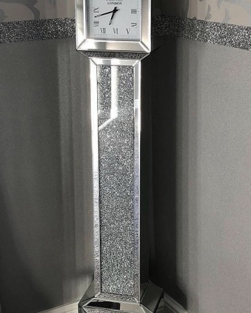 Hollywood gulvklokke med diamanter H143